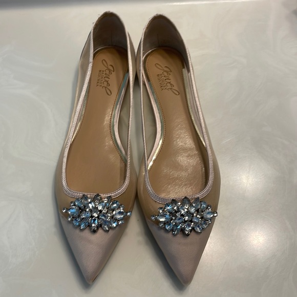 Jewel Badgley Mischka Flats - Picture 1 of 7